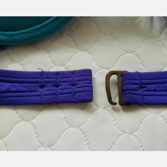 Victoria's Secret Swim BOMBSHELL Add-2-Cups BIKINI Top 32B Purple Swim HJ6 - Picture 4 of 5